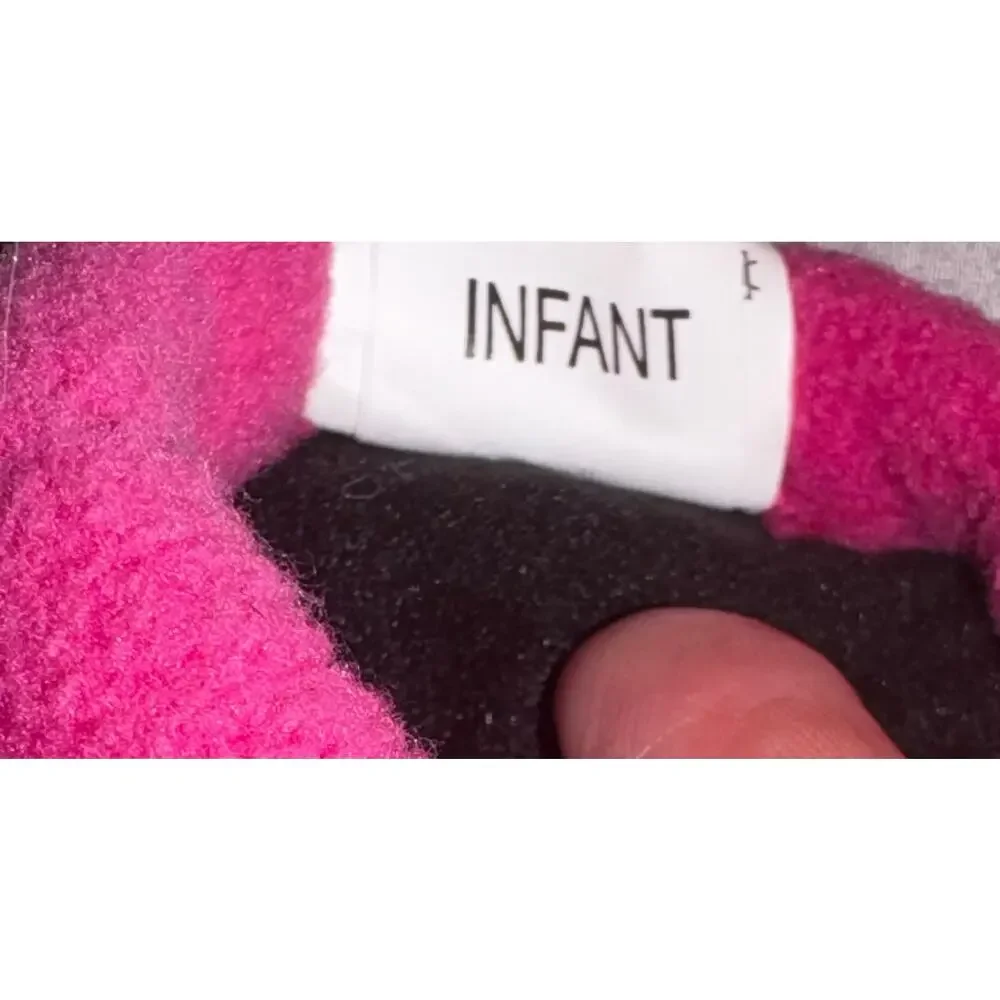 Bear Hands & Buddies Infant Mittens Gloves Pink Girl Warm 0-6 Months Fleece Snow